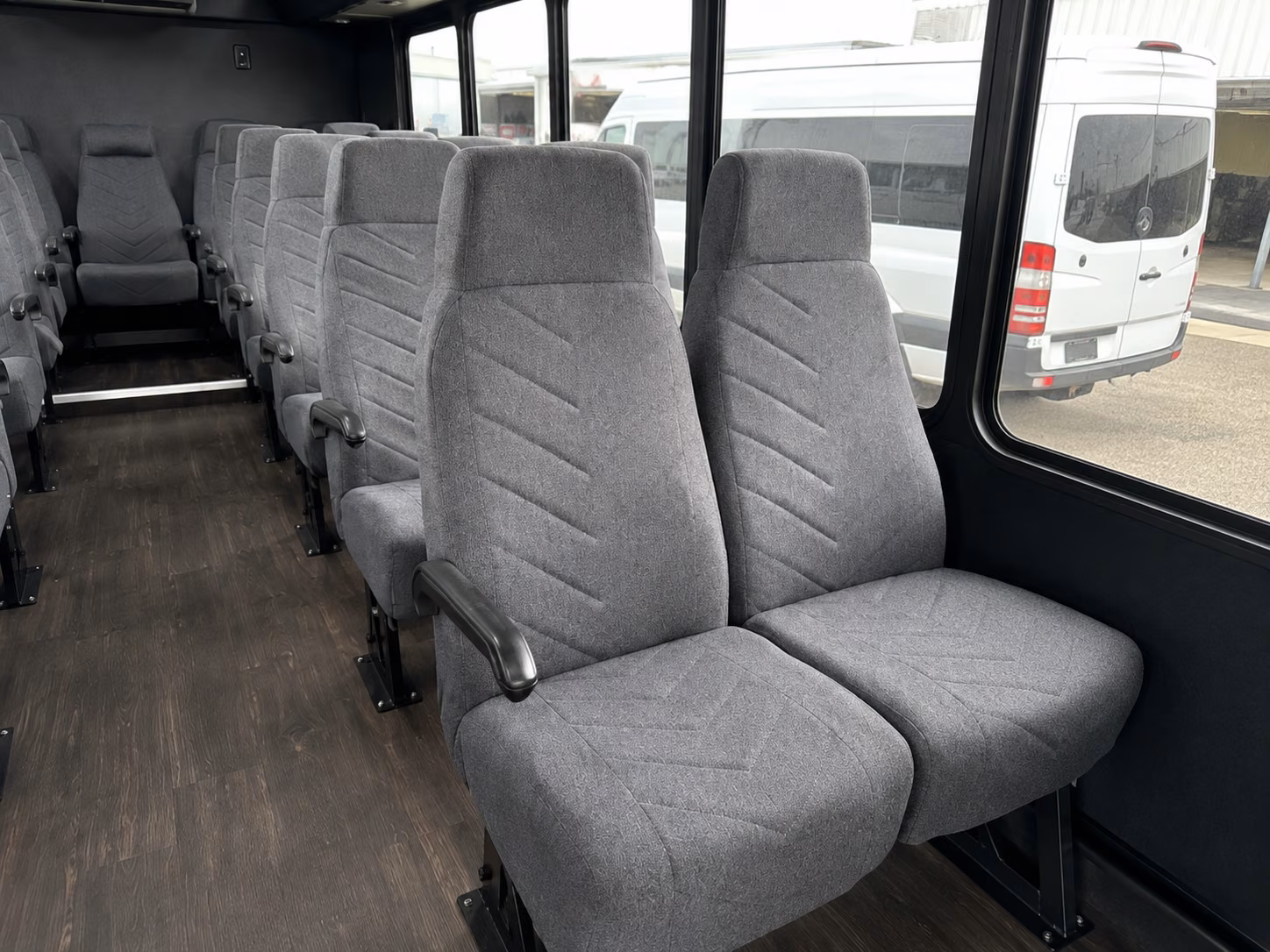 pittsburgh 20 passenger minibus inside