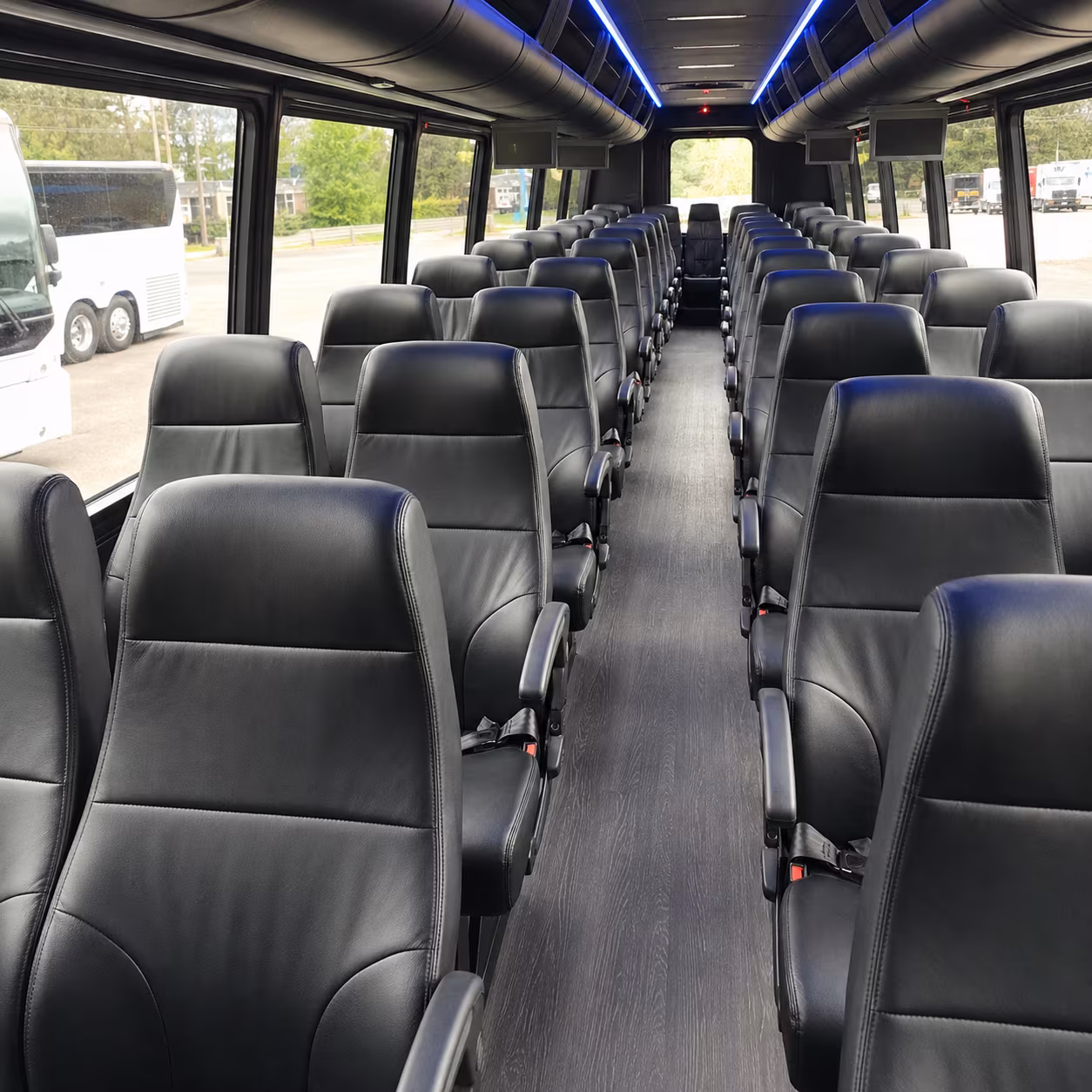 pittsburgh 30 passenger minibus inside