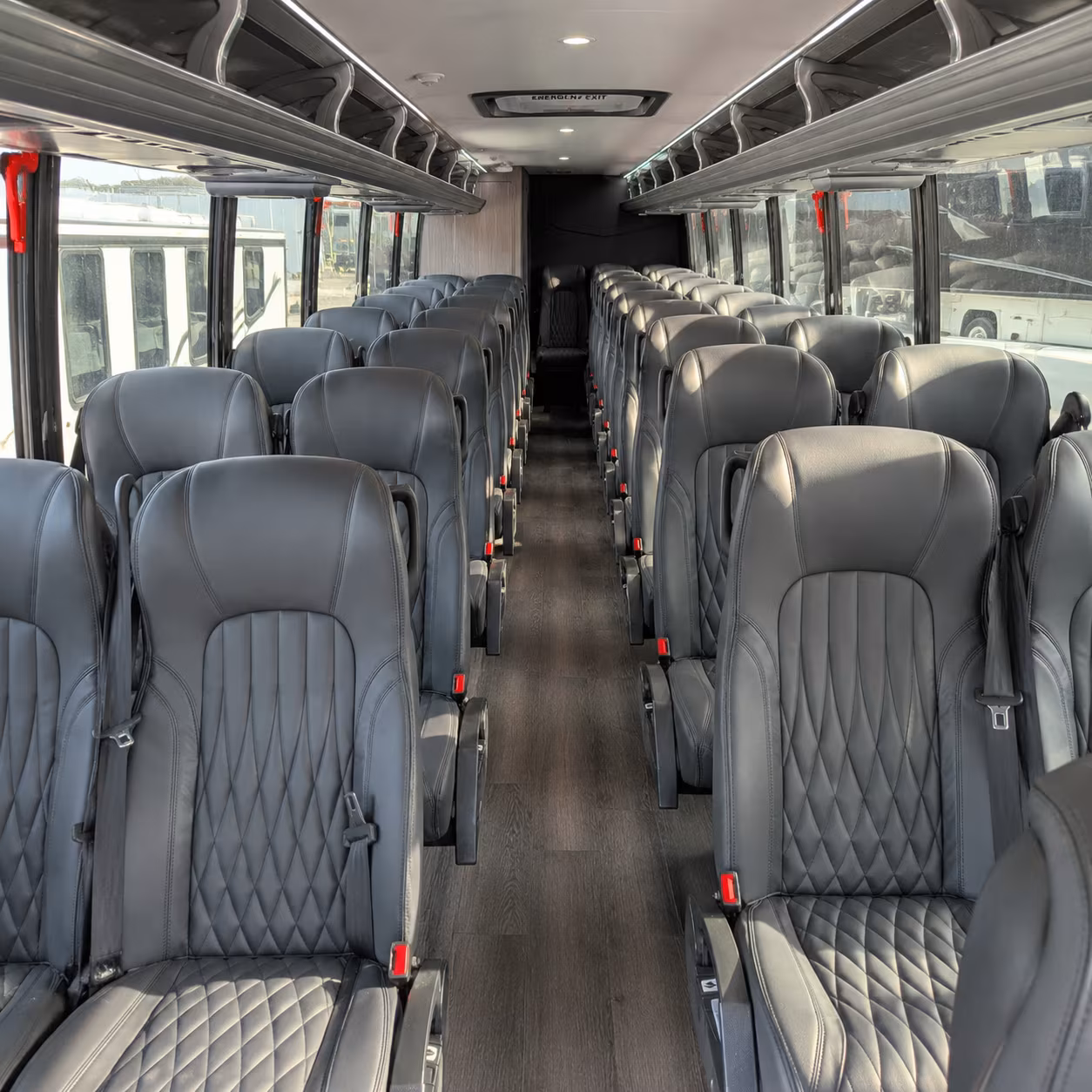 pittsburgh 30 passenger minibus interior