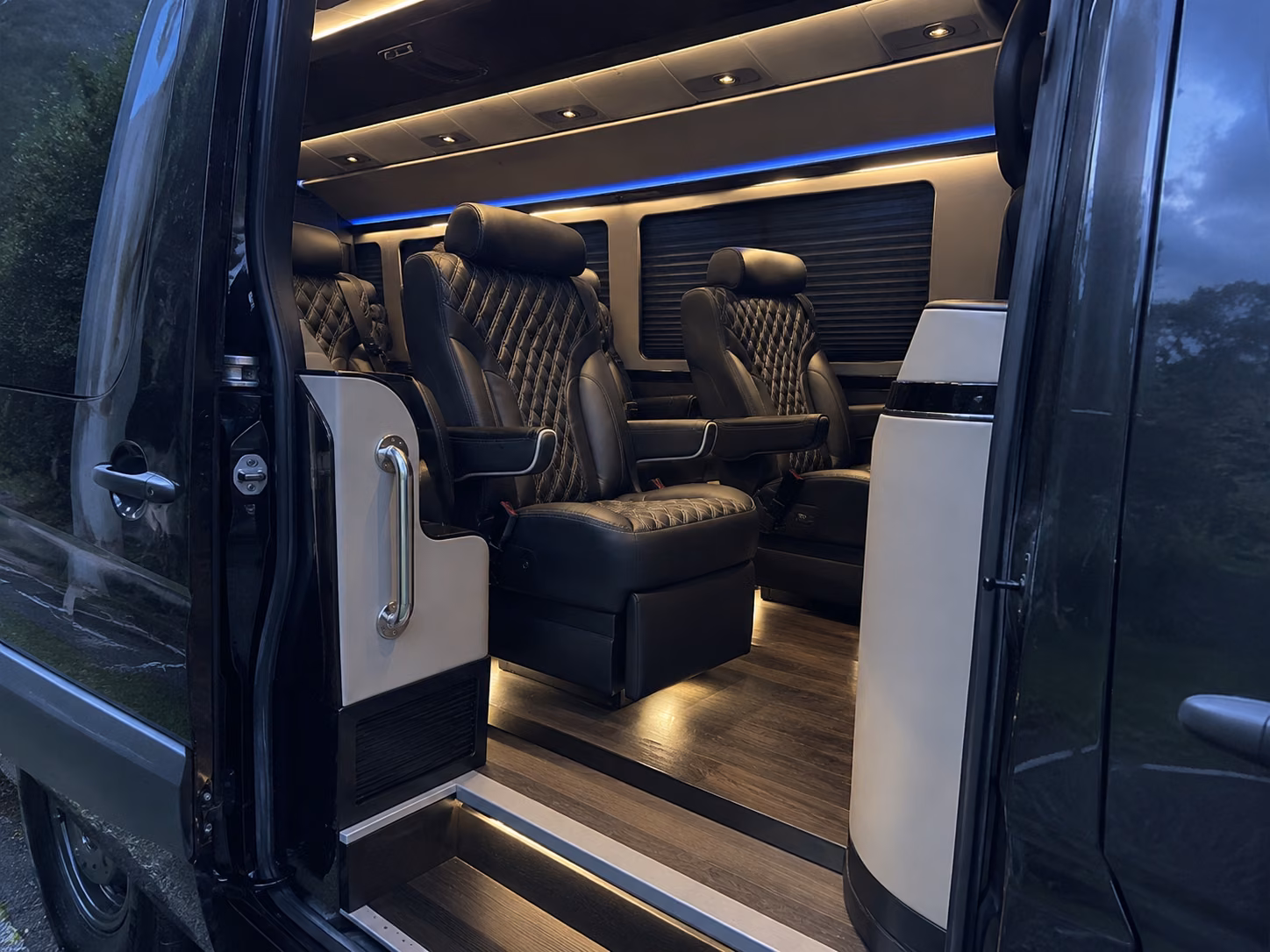pittsburgh sprinter van with driver interior